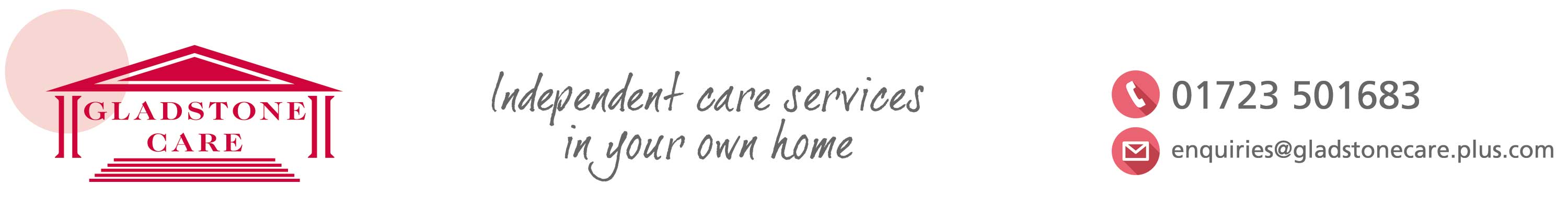 Gladstone Care provide independent care services in your own home, in the North Yorkshire area, scarborough, Filey Pickering